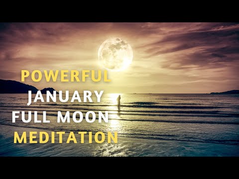 Full moon meditation January 2023 - Guided meditation to let go, release and walk your own life path